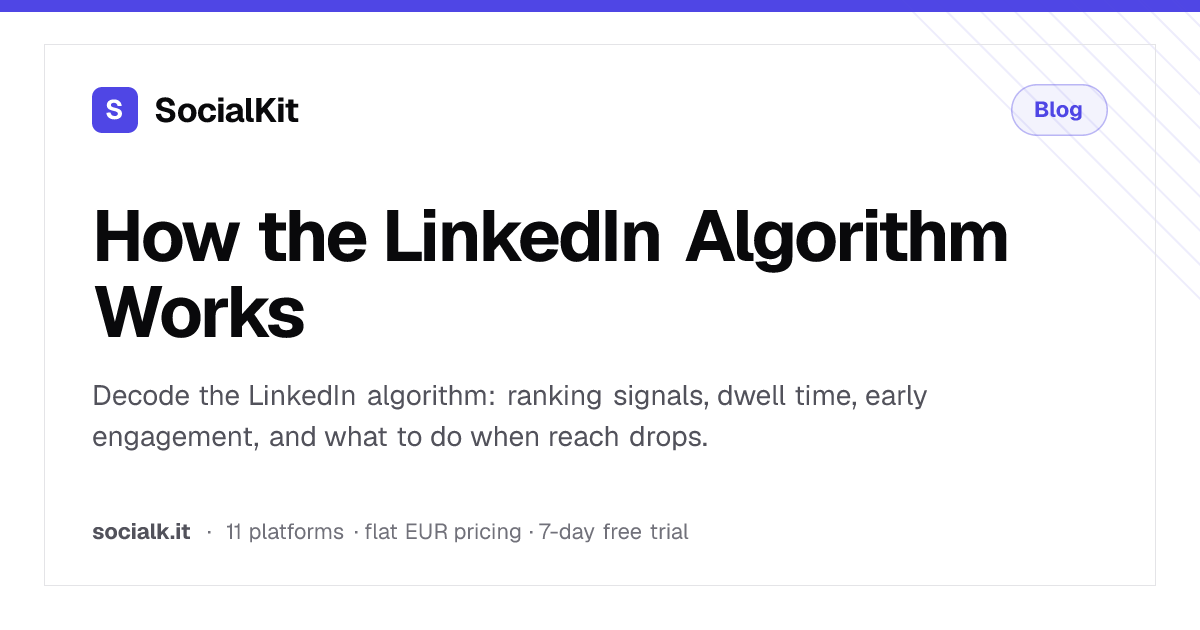 How the LinkedIn Algorithm Works